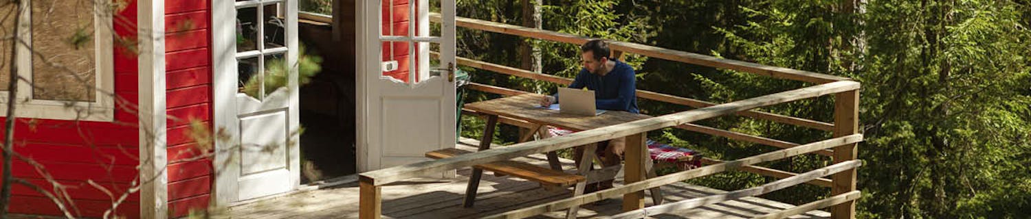 Förvaring under terrassen Förvaring under terrassen